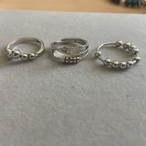 Spinner ring set